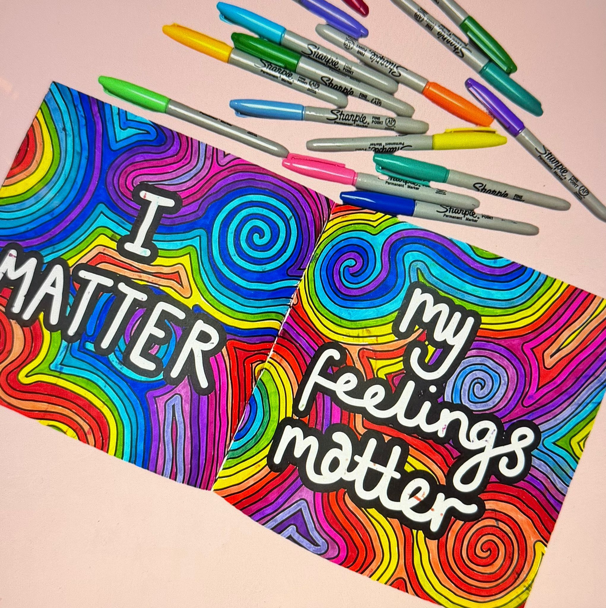 “I am powerful” - Positive Affirmation Colouring Book