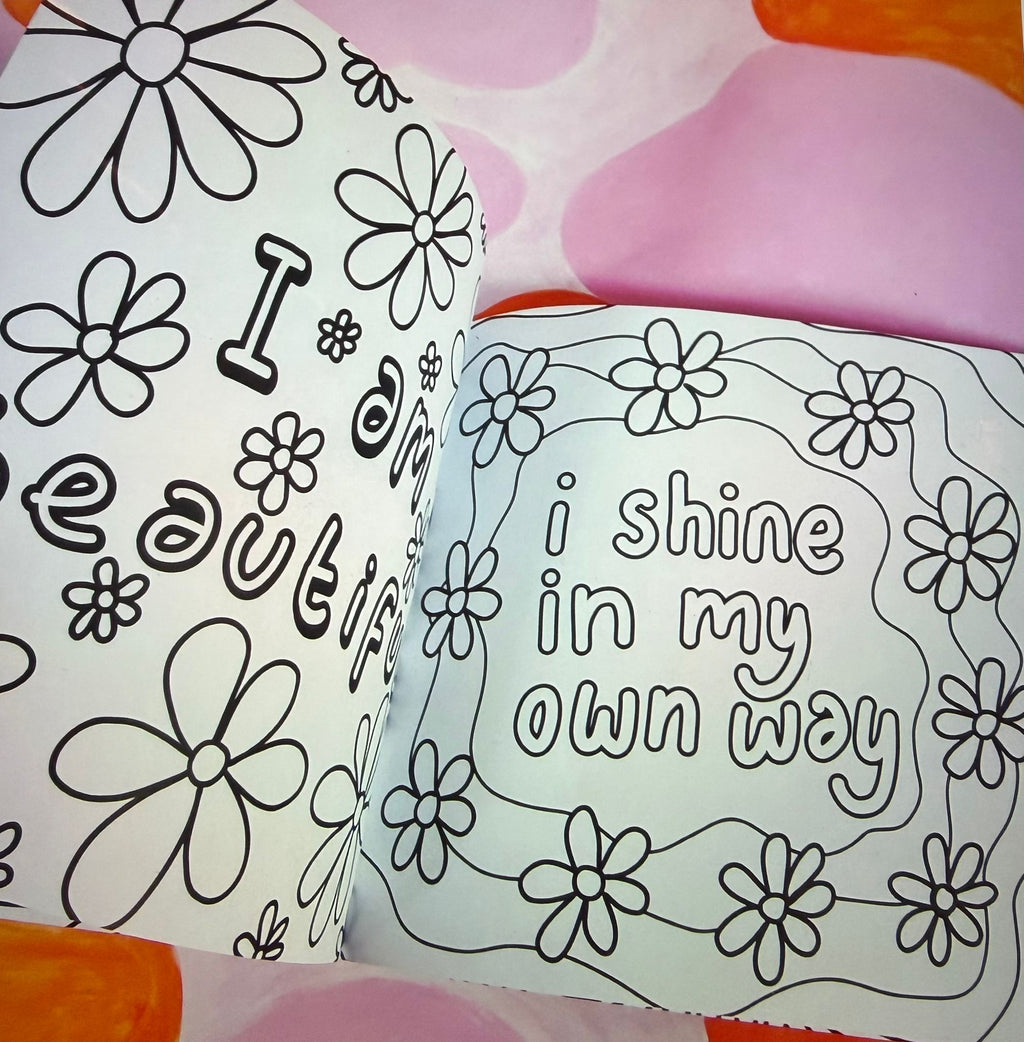 “I am powerful” - Positive Affirmation Colouring Book