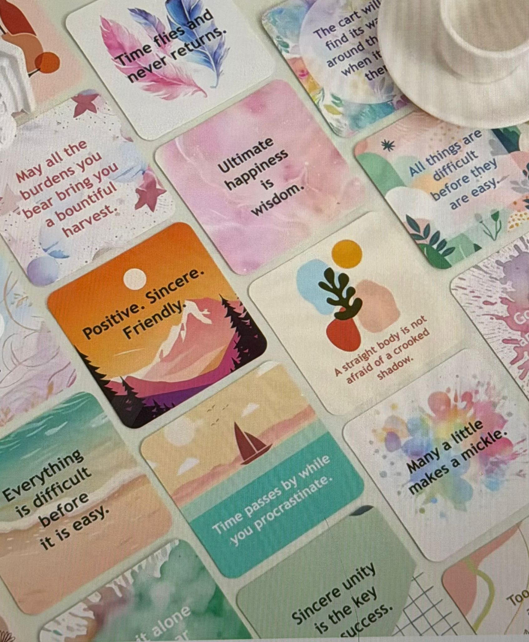 Positive Affirmation Cards