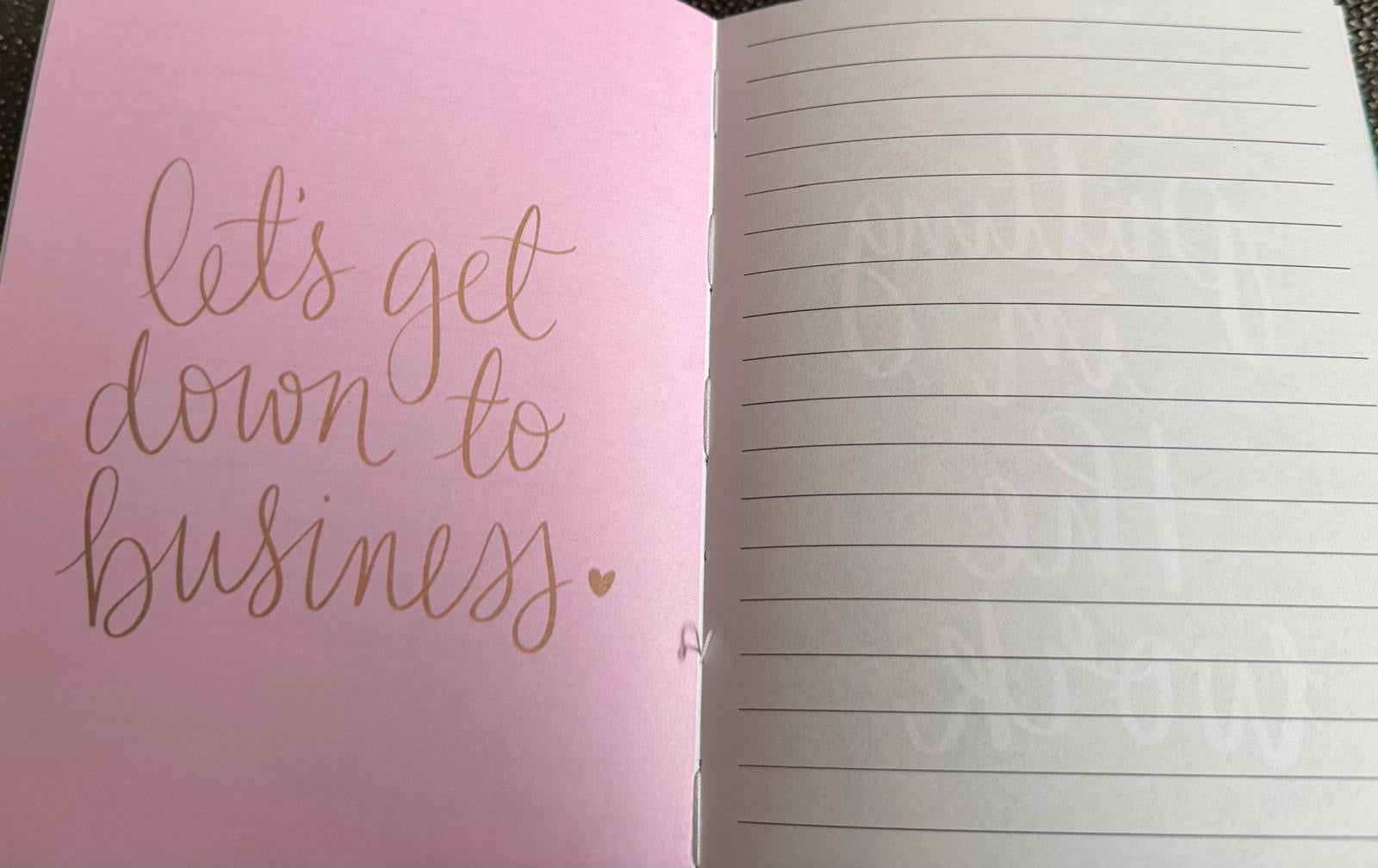 She's unstoppable - Inspirational journal notebook